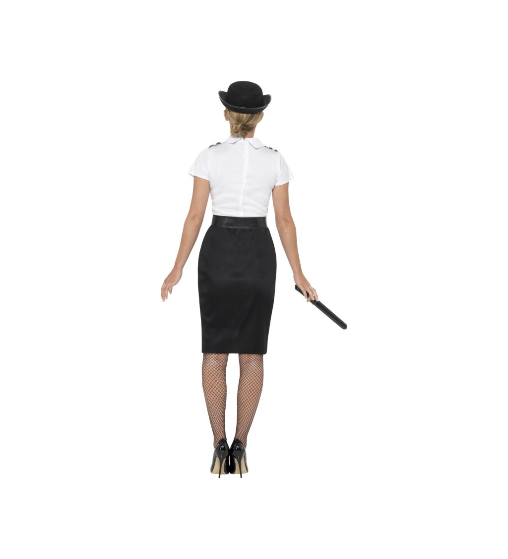 Kostým "Sexy policajtka - čierno-biela II"