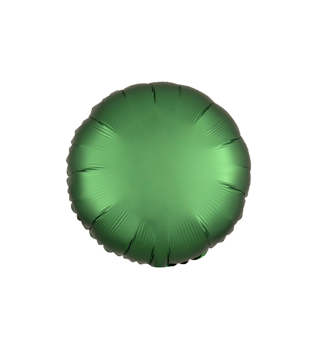 Fóliový balónik v tvare kolesa - smaragdový