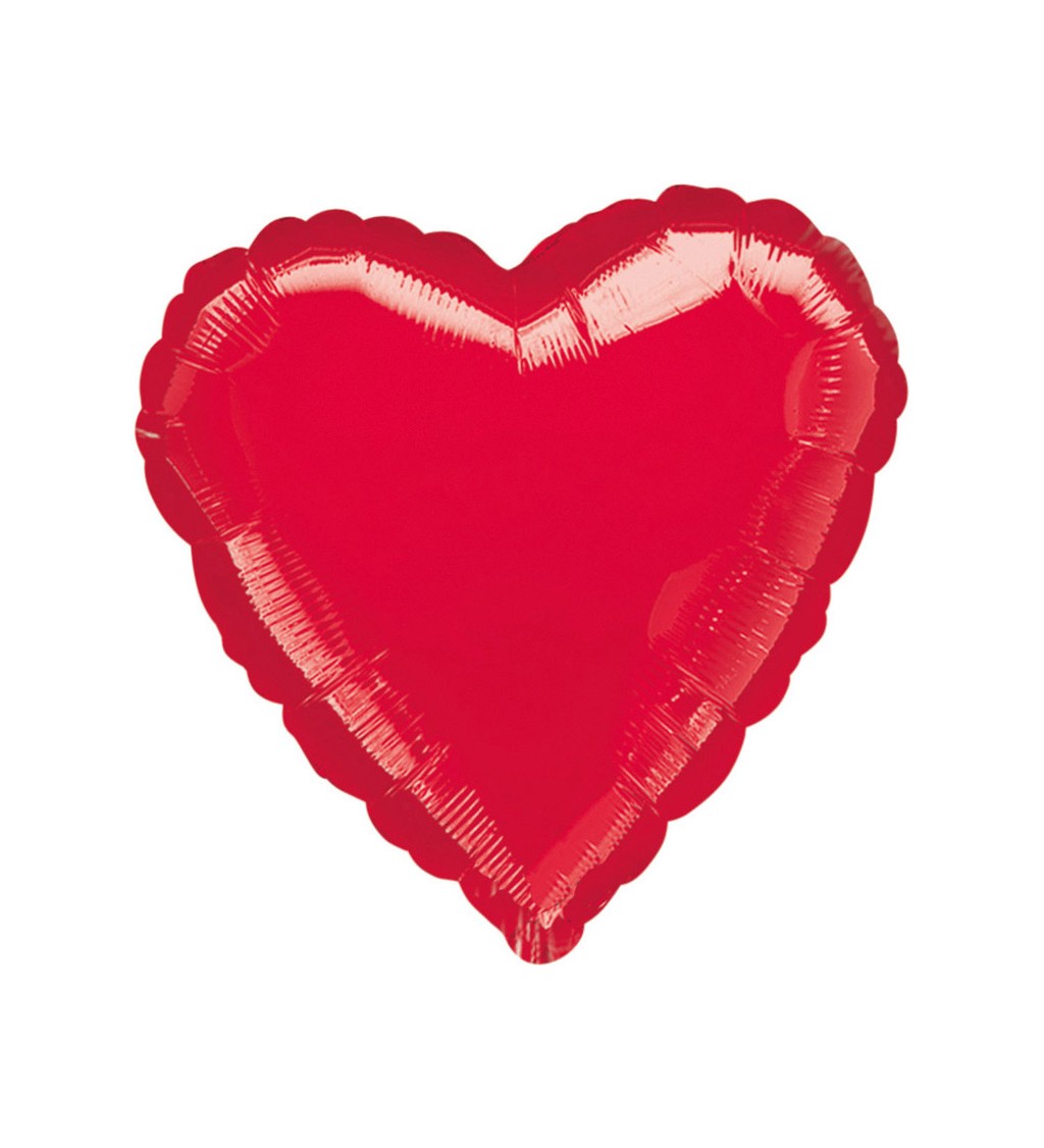 Balón - Červené srdce