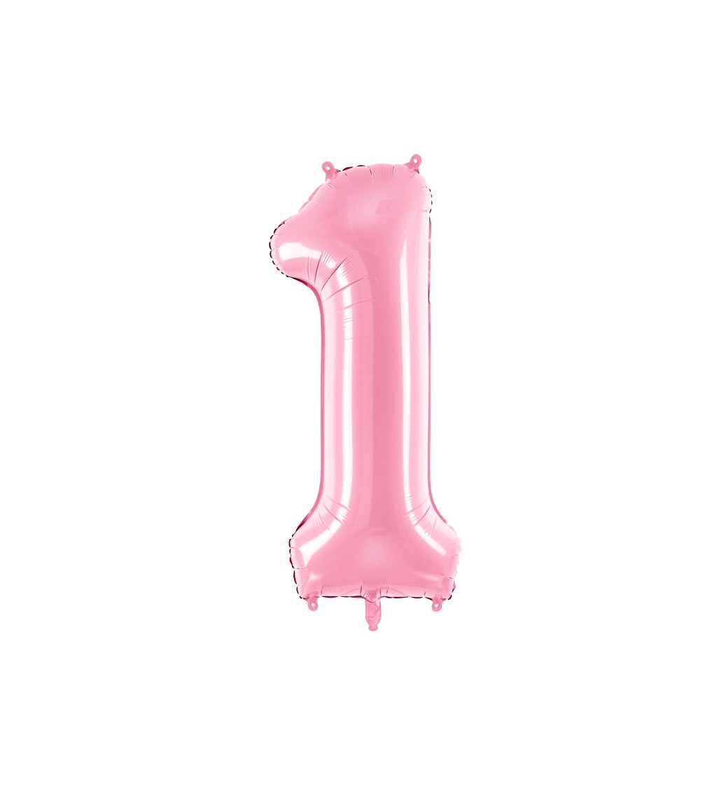 Fóliový balónik 1 - ružový