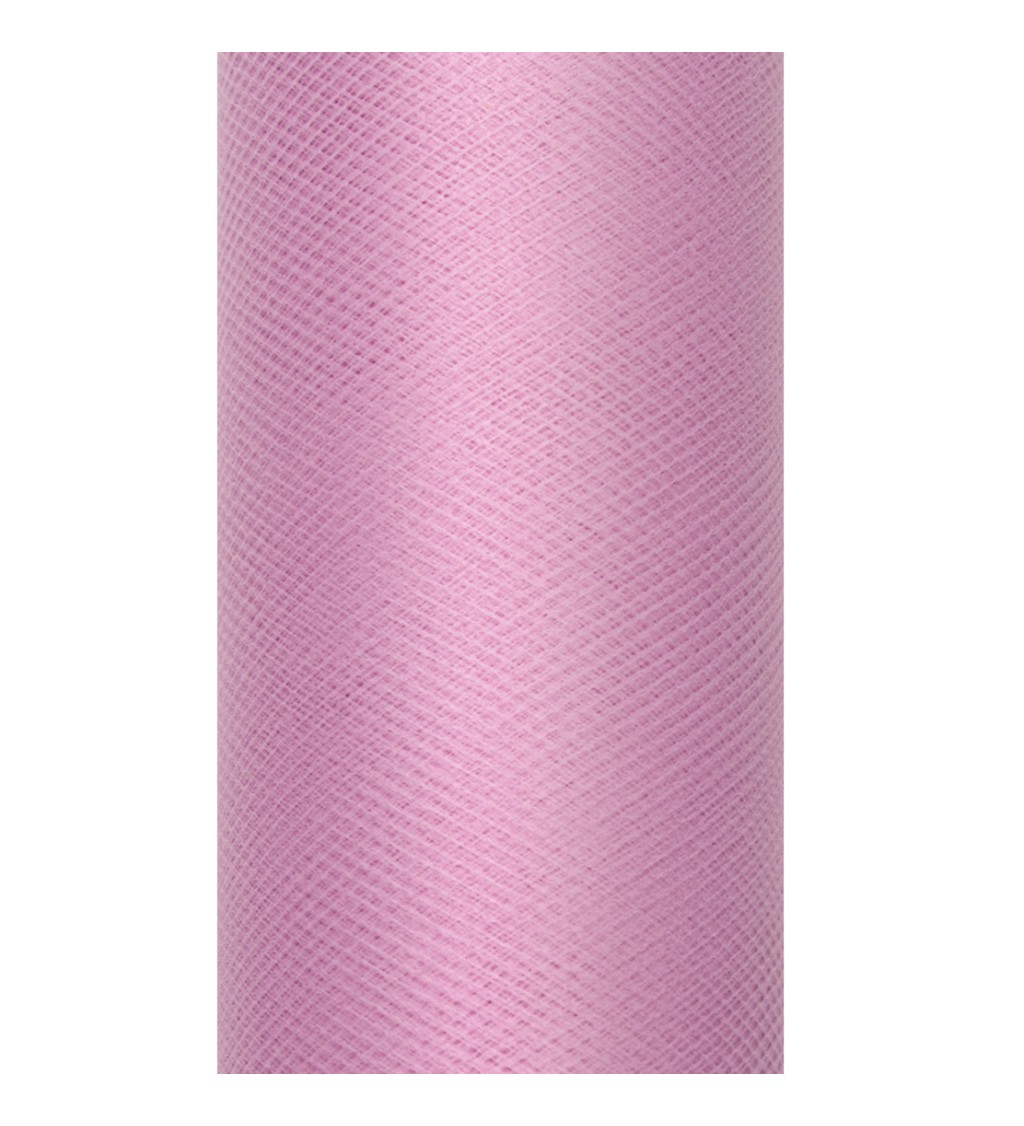 Dekoračný ružový tyl 0,15 x 9 m