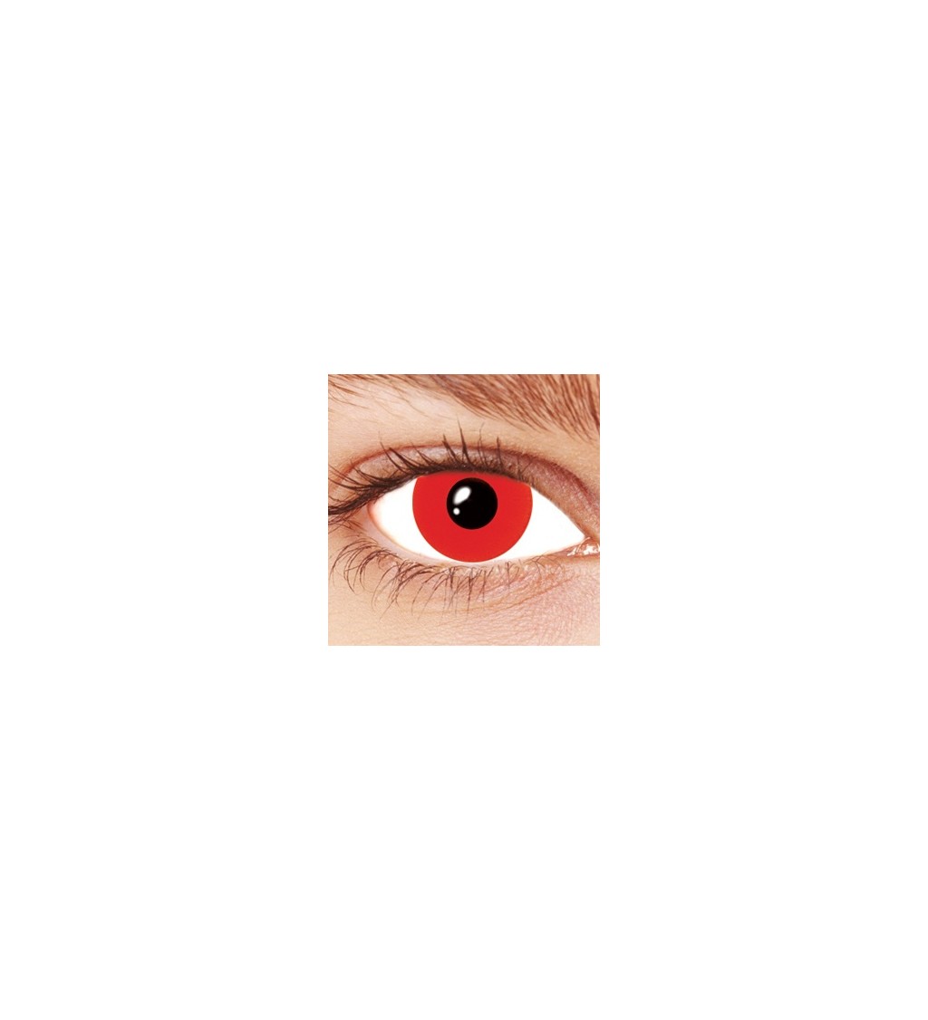 Kontaktné šošovky - Červená