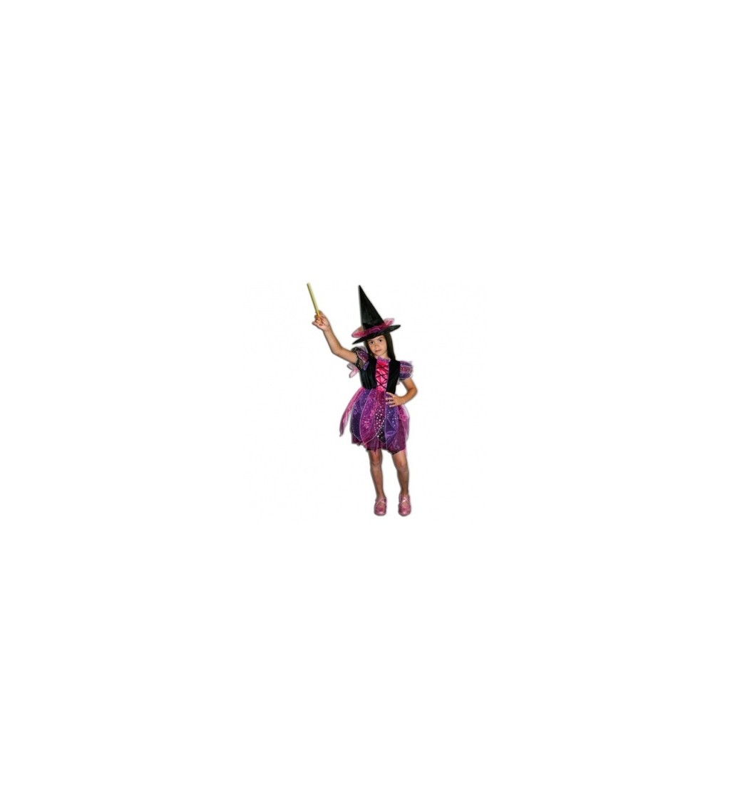 Detský kostým čarodejnice - fialová