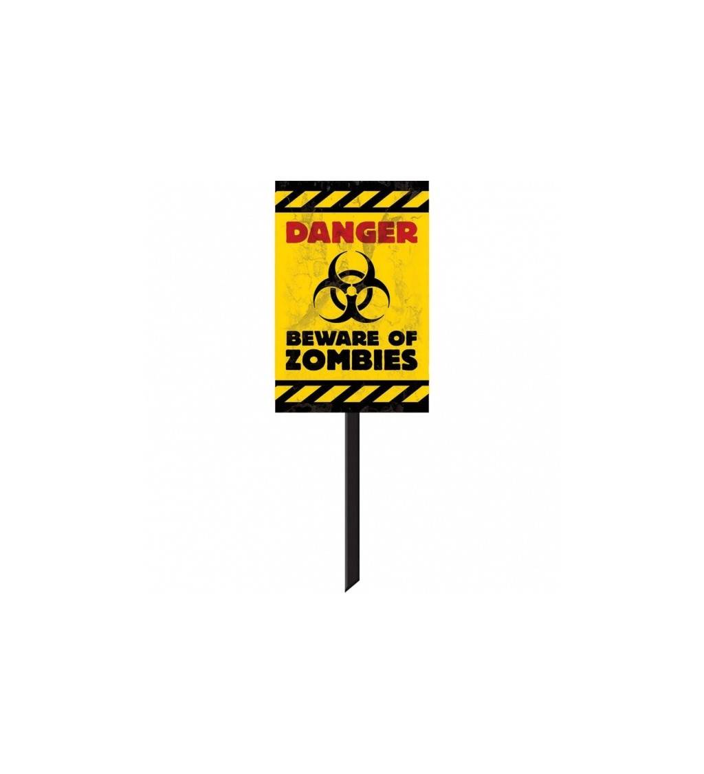Značka - Pozor na zombie