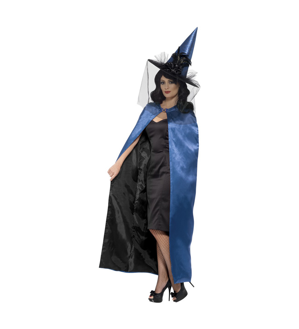 Čarodejnícky Plášť deluxe - tmavo modrý
