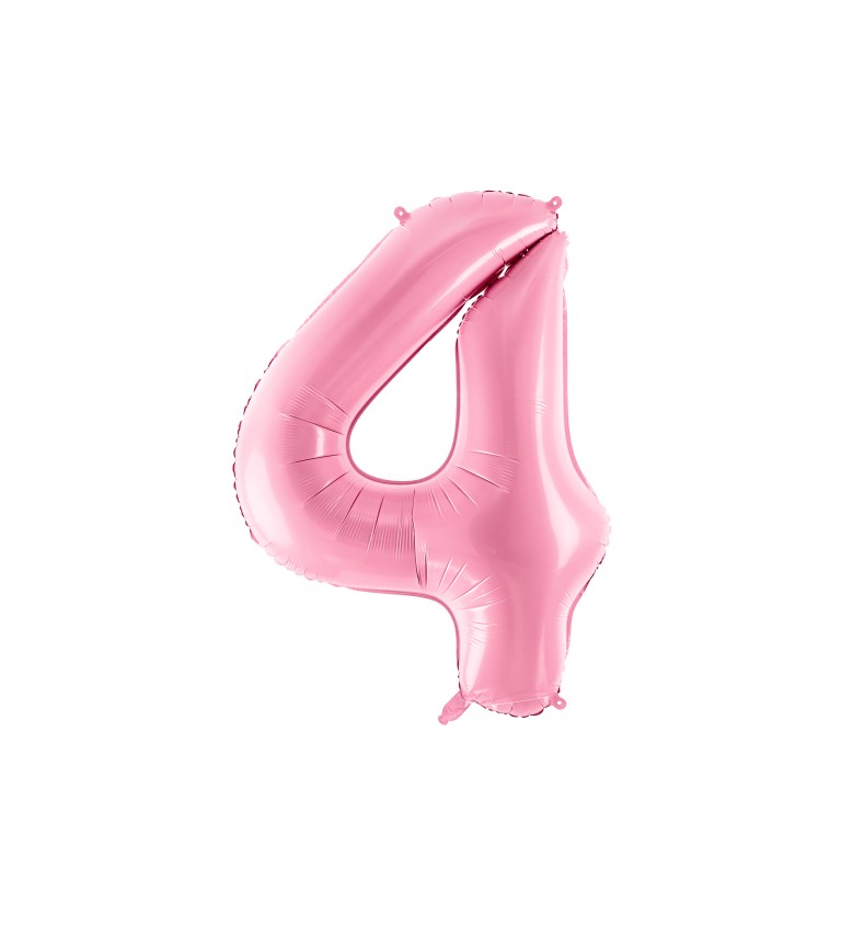 Fóliový balónik 4 - ružový