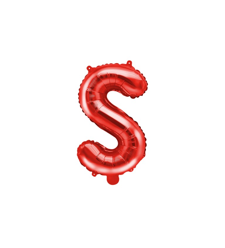 Fóliový balónik S - červený