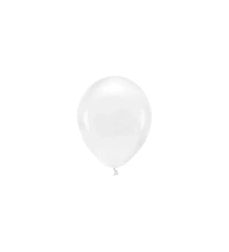 ECO balóniky - biele, transparentné