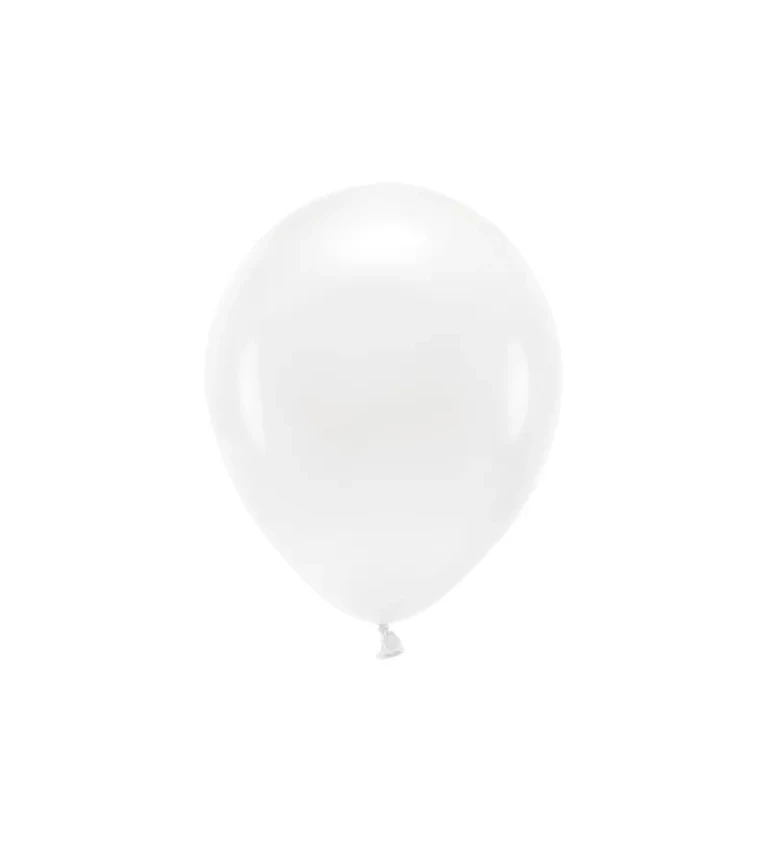 EKO Latexové balóniky 26 cm biele, 10 ks