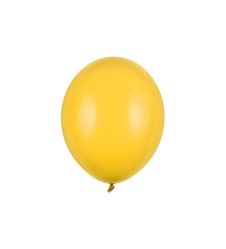 Pastelové medovo žlté balóny