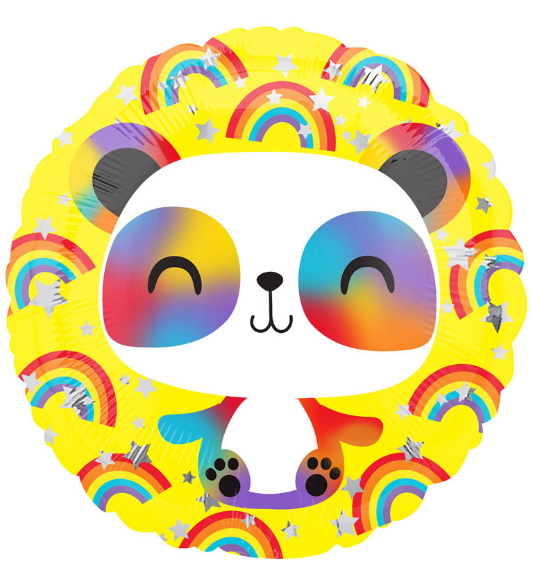 Štandardný fóliový balónik Šťastná panda