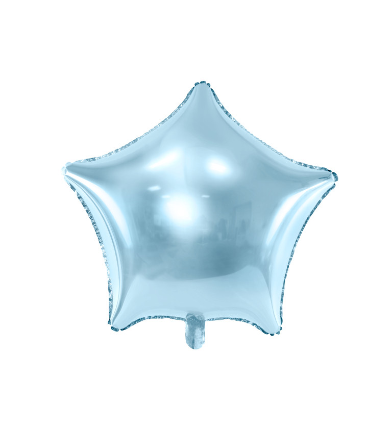 Fóliový balónik modrá hviezda