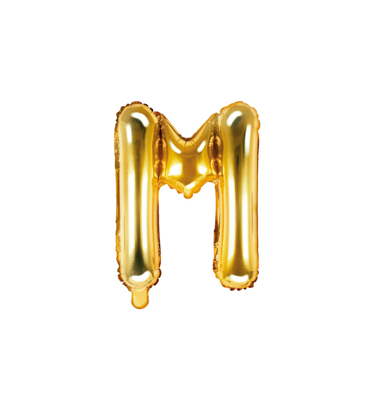 Fóliový balónik M - zlatý