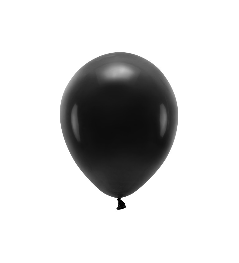 EKO Latexové balóniky 30 cm pastelovo čierne, 10 ks