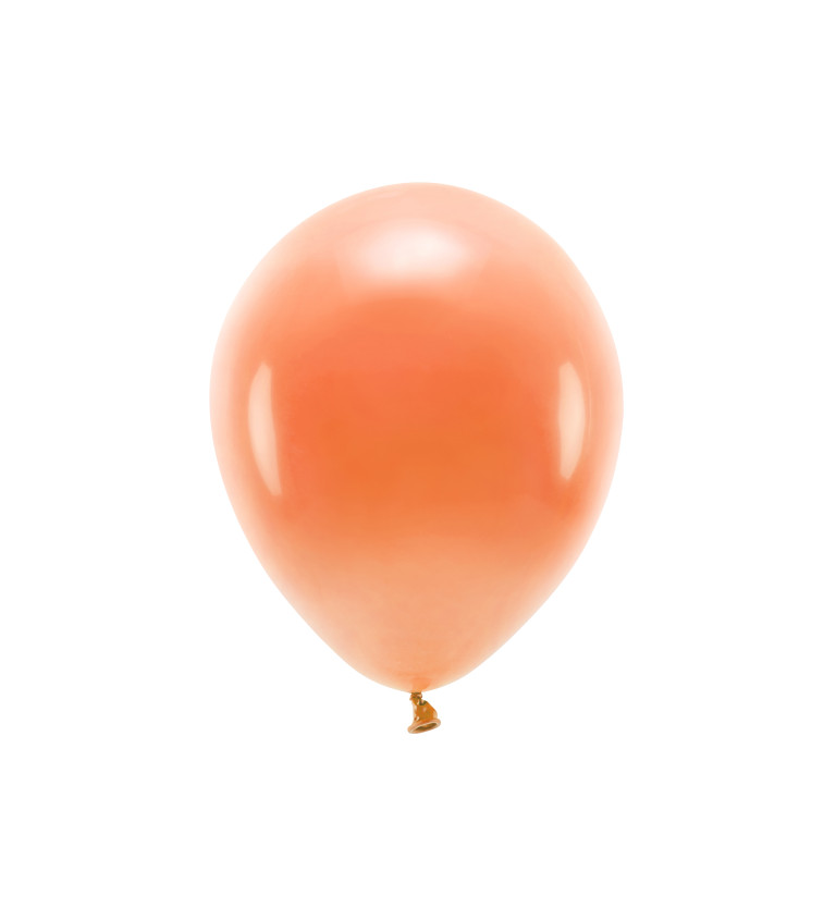 EKO Latexové balóniky 30 cm pastelovo oranžové 10 ks