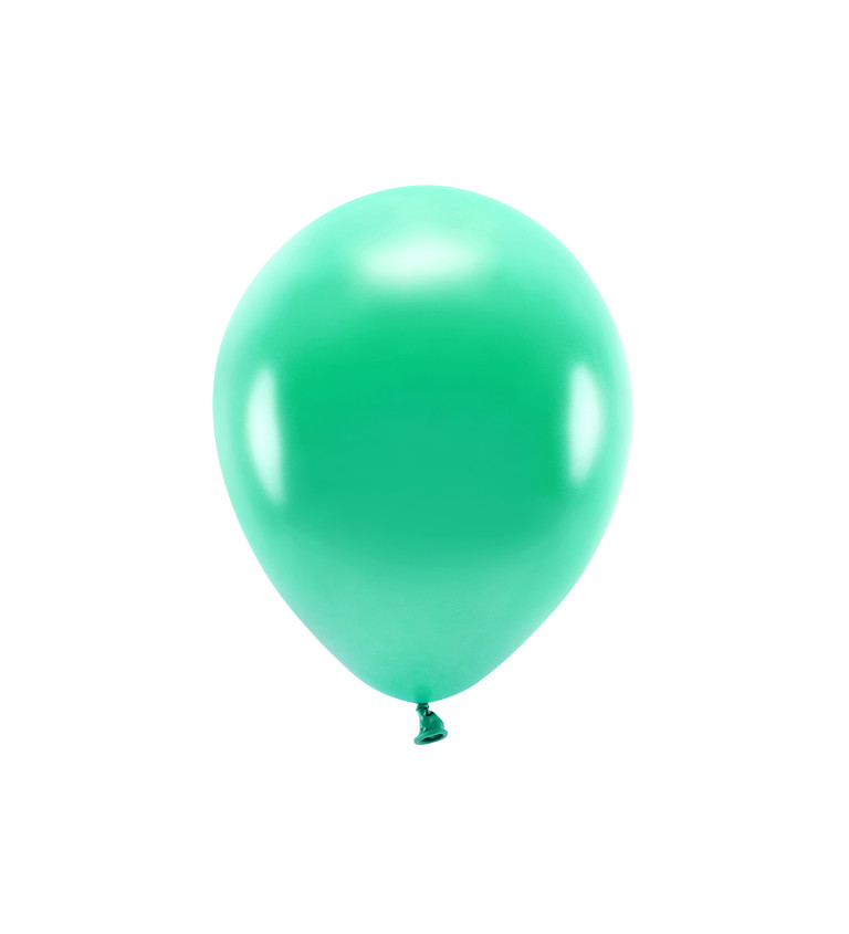 EKO Latexové balóny 30 cm zelené, 10 ks