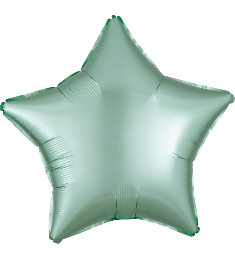 Fóliový balónik Hviezda, zelená