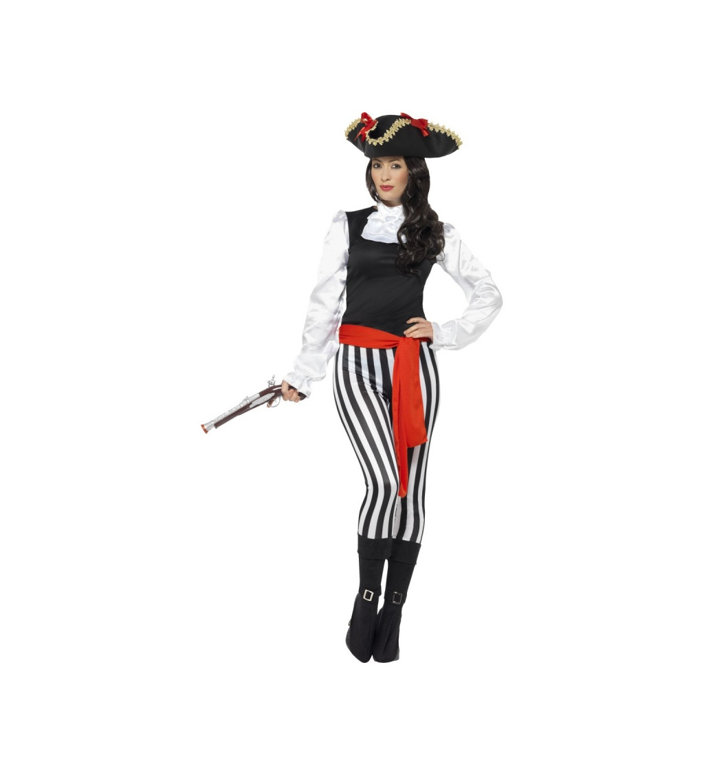 Kostým "Pirátka s pruhovanými legínami II"