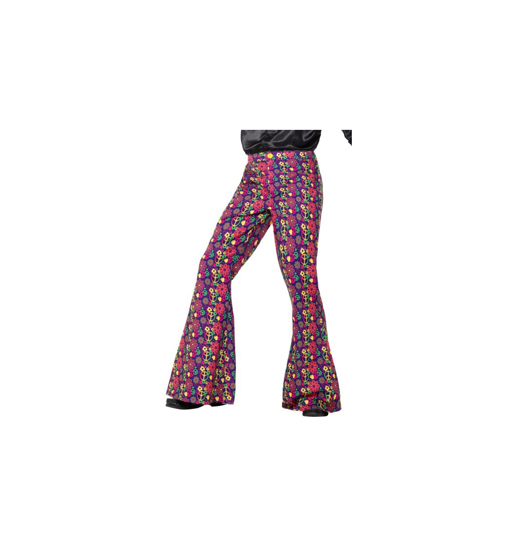 Pánske nohavice zvonové - hippies 60´s