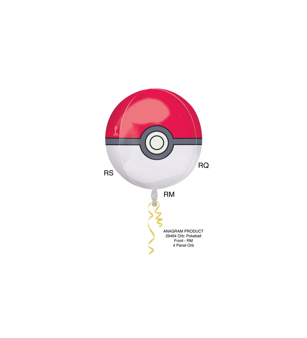 Balónik Pokéball - guľa