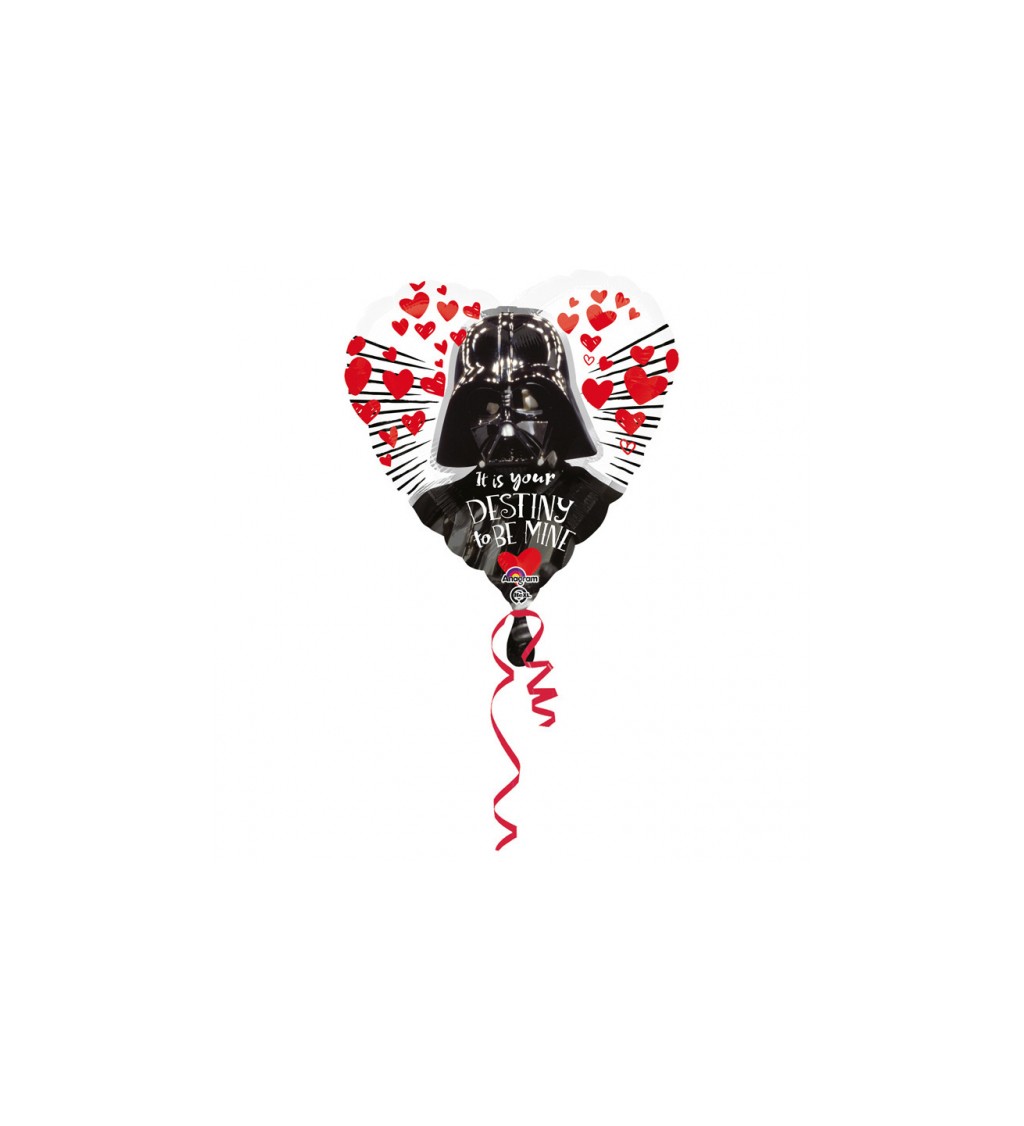 Balónik Darth Vader - srdce