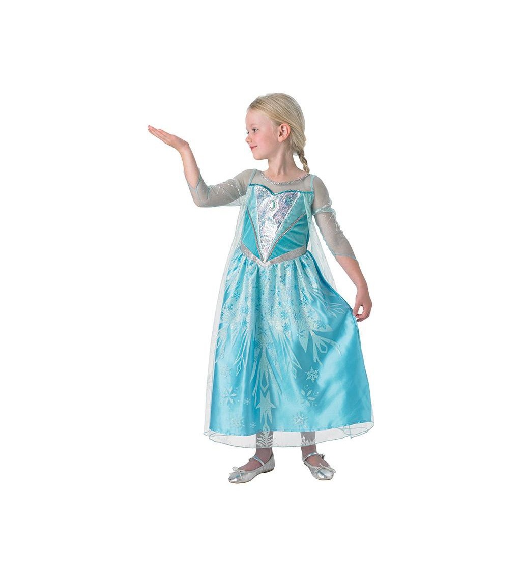 Detský kostým - Elsa z Frozen Premium