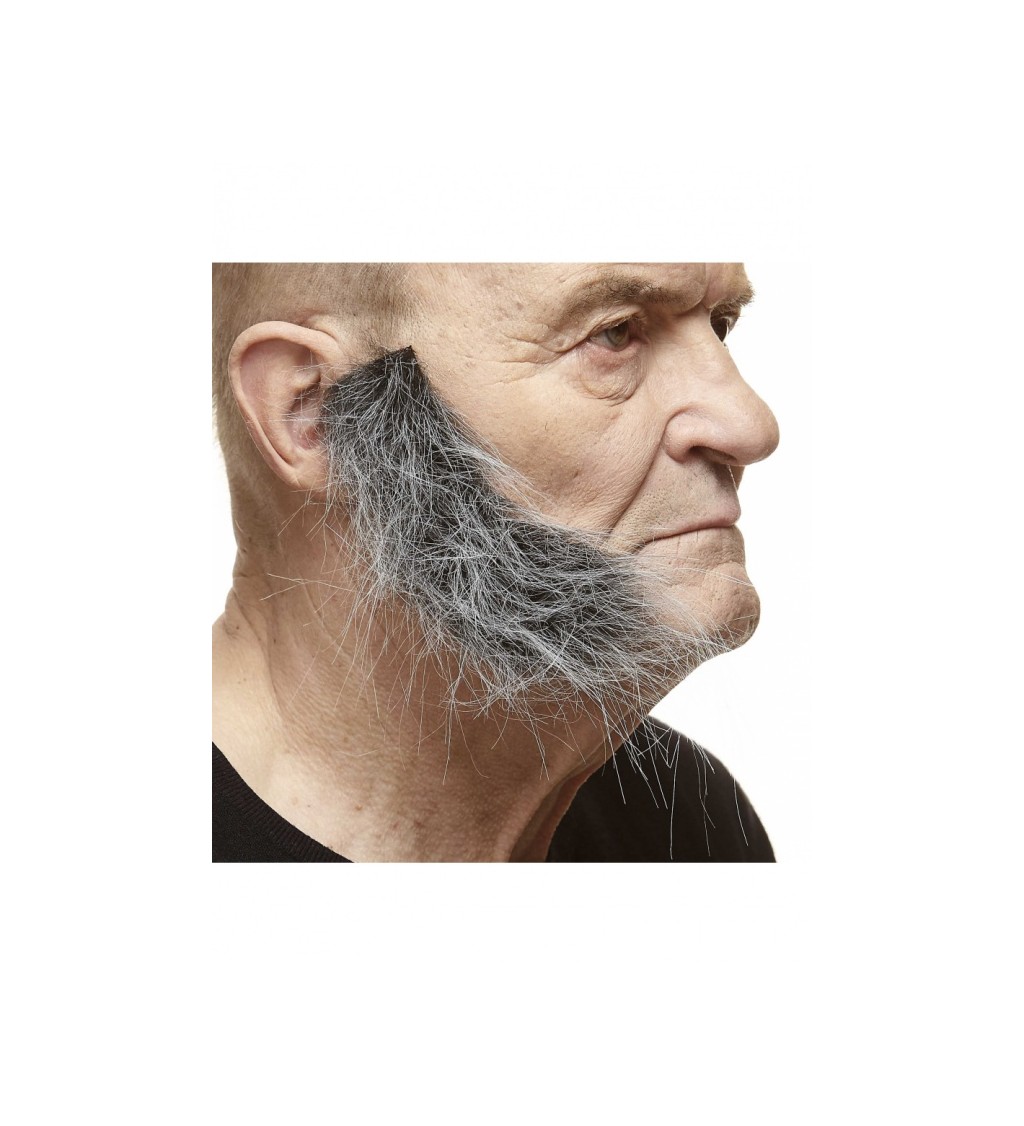 Šedo- čierne kotlety dlhšie