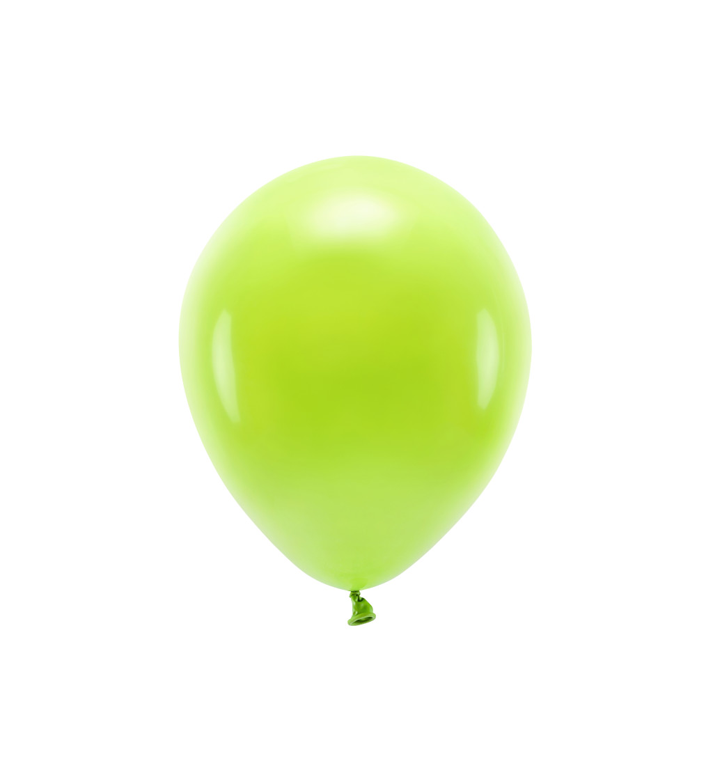 EKO Latexové balóniky 30 cm pastelovo zelené jablko, 10 ks