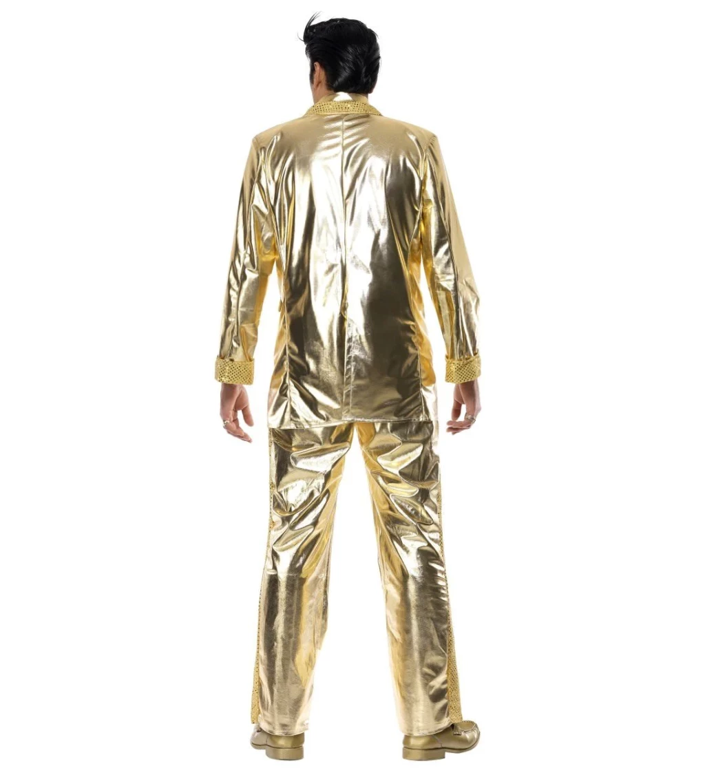 Kostým Elvis - zlatý