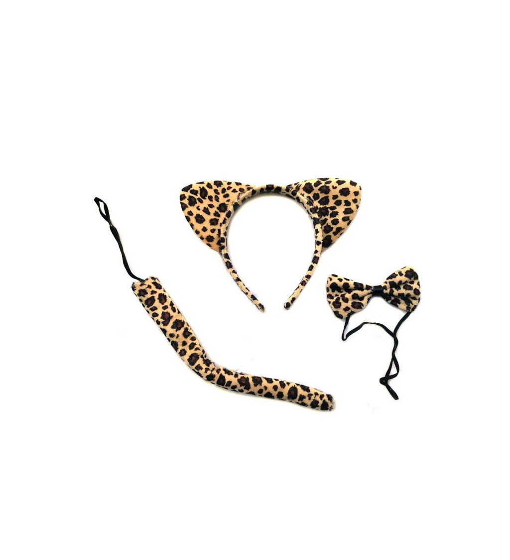 Hnedý leopardí set