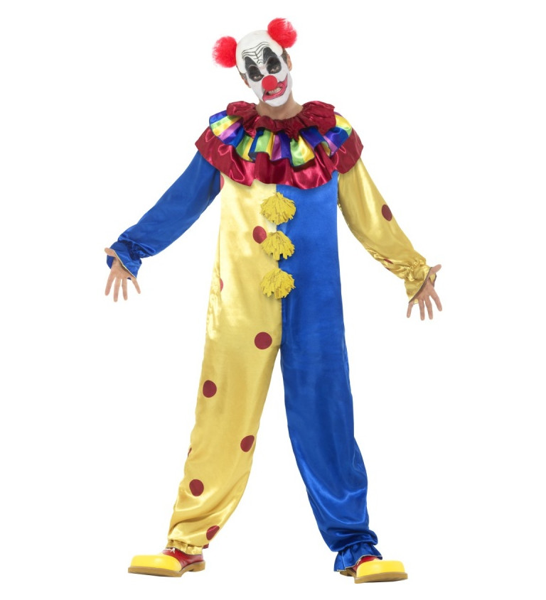 Pánsky kostým Zákerný cirkusový klaun