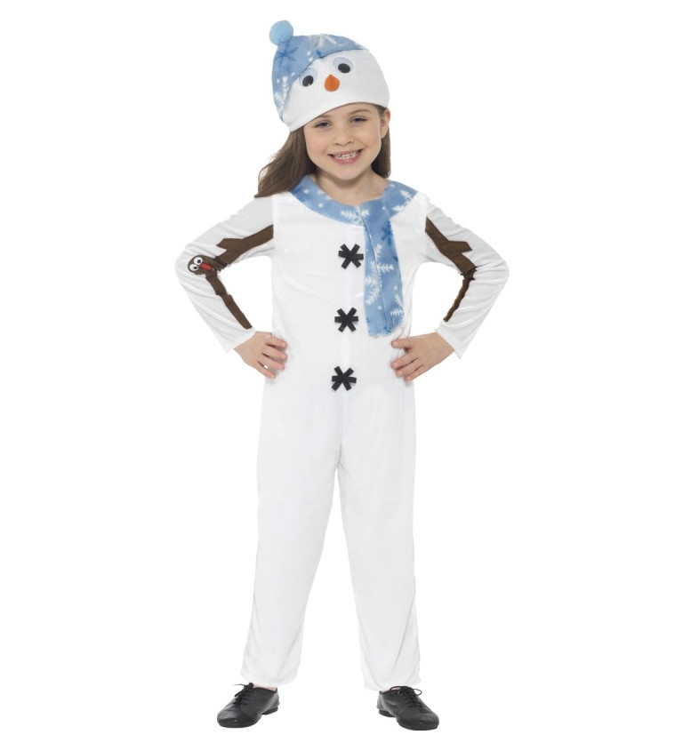 Detský kostým "Snehuliačik"