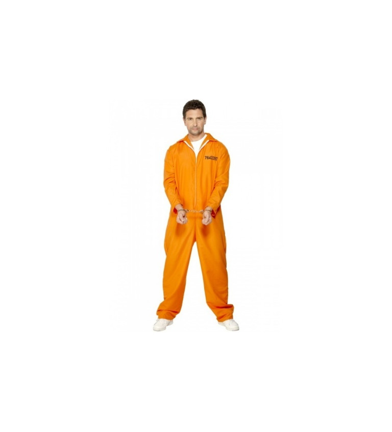 Kostým Väzeň - oranžový