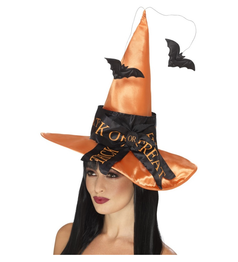 Čarodejnícky klobúk s netopiermi
