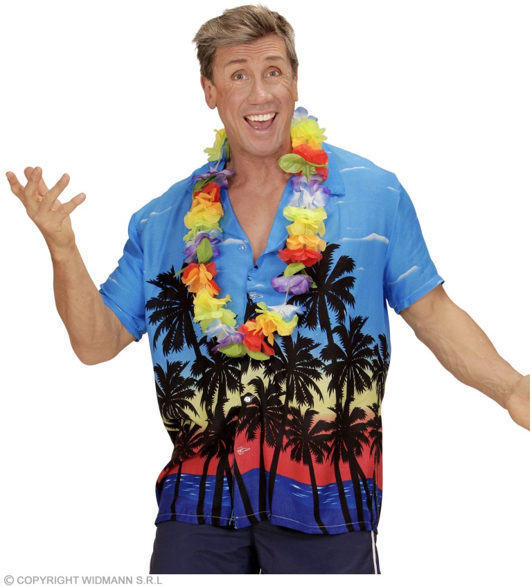 Havajská košeľa - palmy