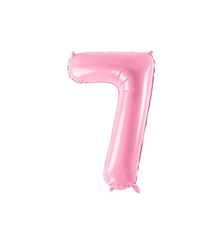 Fóliový balónik 7 - ružový