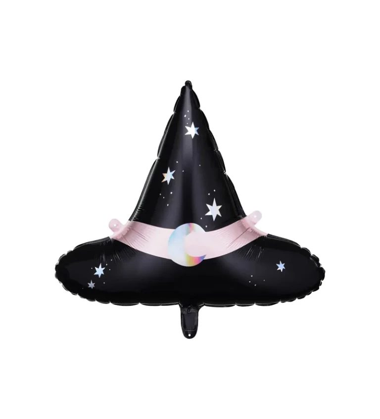 Fóliový balón - čarodějnicky klobouk