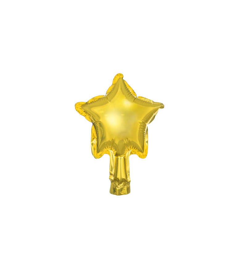 Fóliový balón Zlatá hviezda