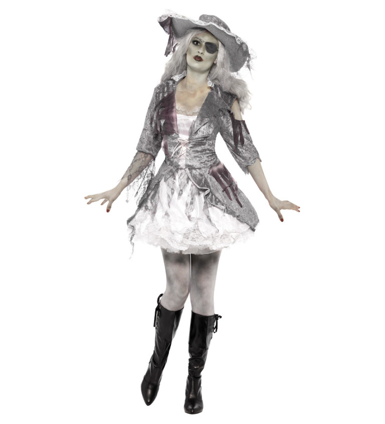 Dámsky kostým Zombie pirátka