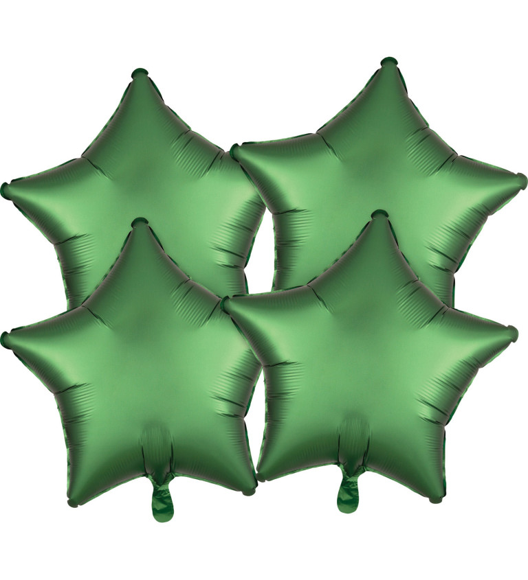 Sada balónikov Zelené hviezdy