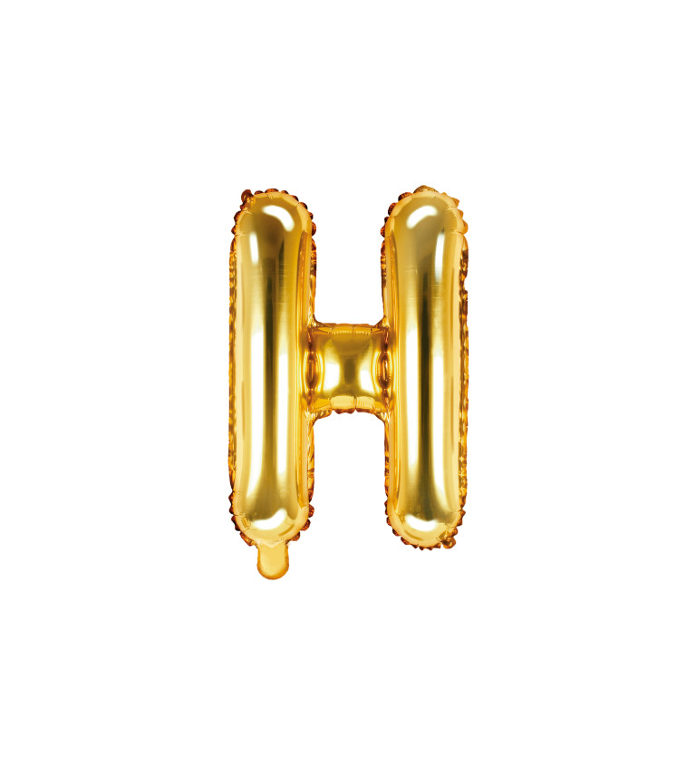 Fóliový balónik H - zlatý