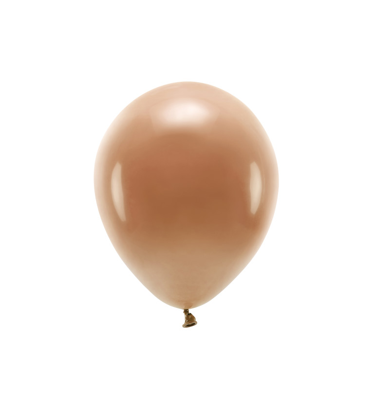 EKO Latexové balóniky 30 cm pastelové, čokoládové, 10 ks