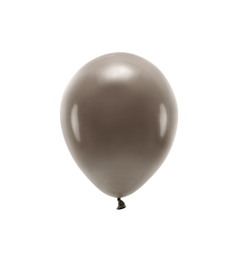 EKO Latexové balóniky 30 cm pastelovo hnedé, 10 ks
