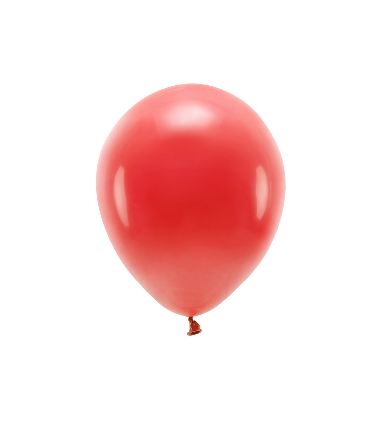 EKO Latexové balóniky 30 cm pastelovo červené, 10 ks