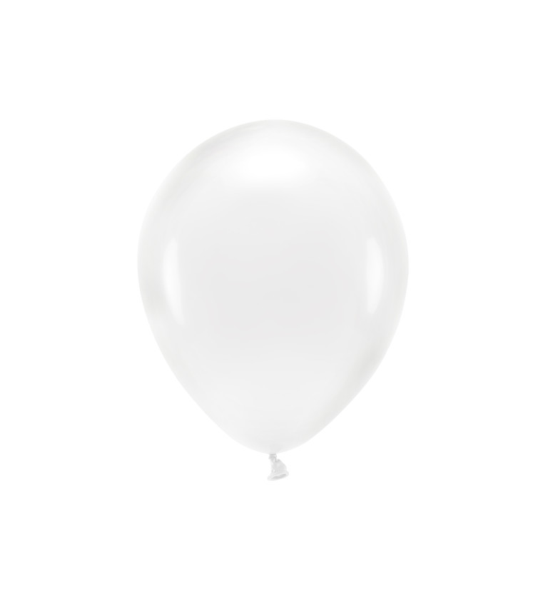 EKO Latexové balóniky 30 cm priehľadné, 10 ks