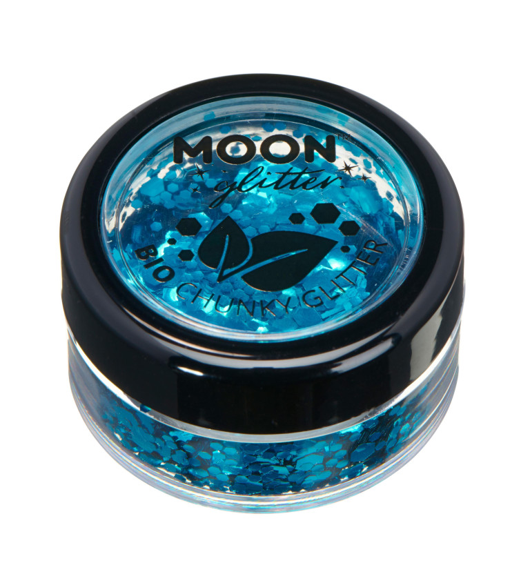 Trblietky Moon Mystic Bio Chunky, modré