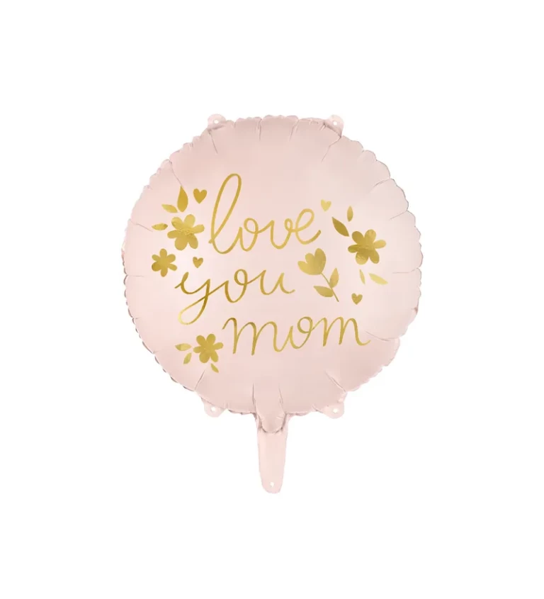 Fóliový balón ''Love you mom''