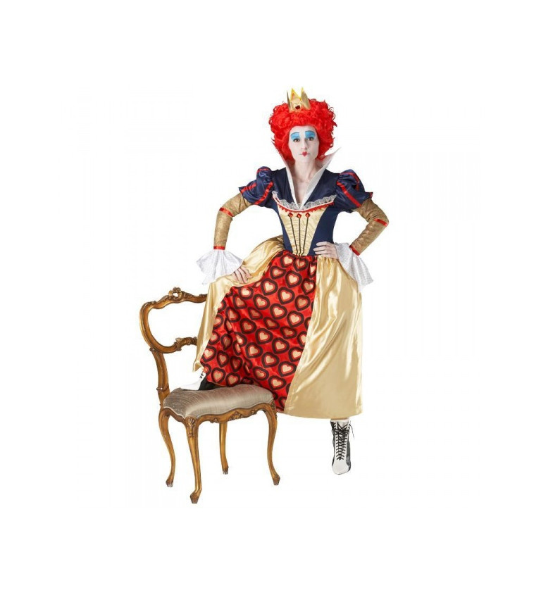 Kostým - Kráľovná z Alice v krajine zázrakov