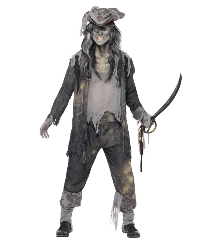 Pánsky kostým Zombie pirát
