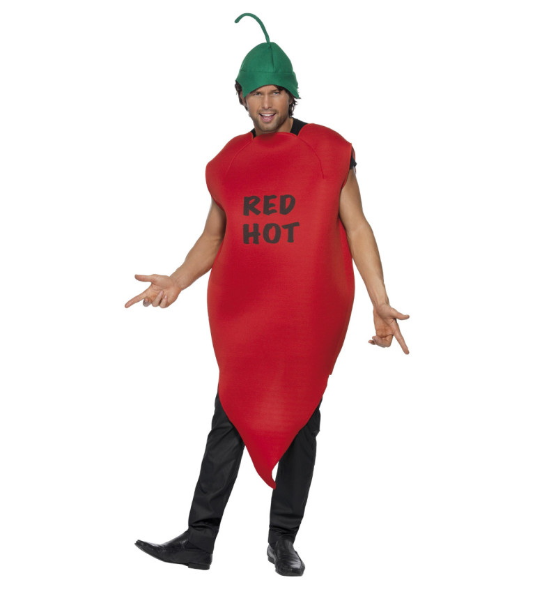 Kostým Červená chilli paprička